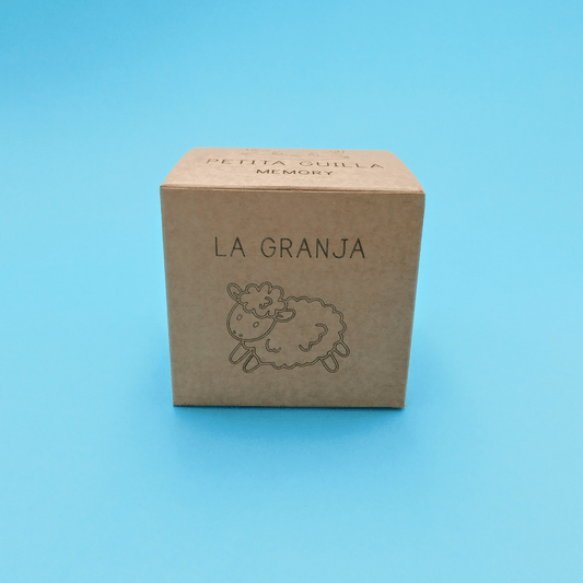 Memory, juego de memoria de madera de la granja
