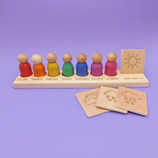 calendario semanal montessori