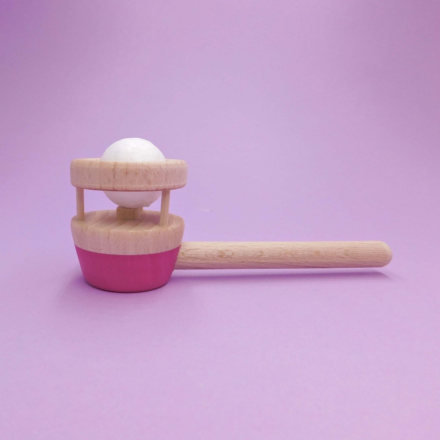 pelota voladora juego tradicional de madera