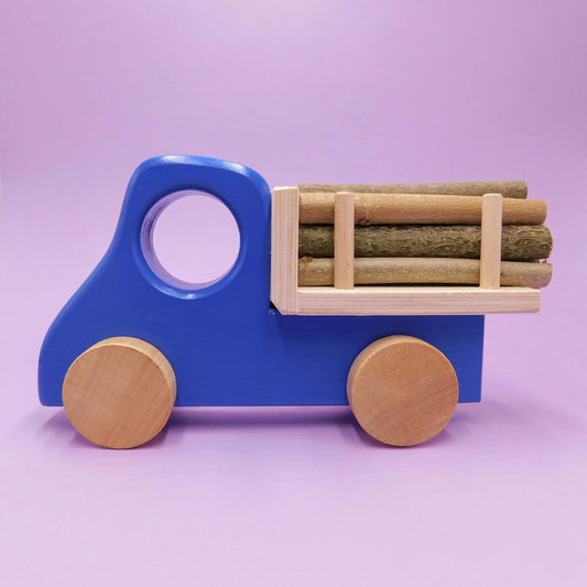 Camión de toncos de madera